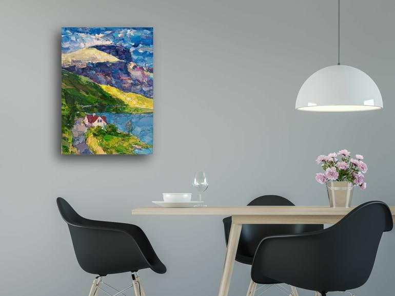 Original Impressionism Landscape Painting by Ruslan Khais