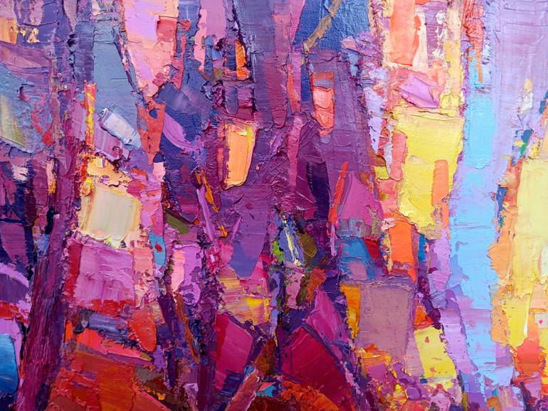 Original Abstract Landscape Painting by Ruslan Khais