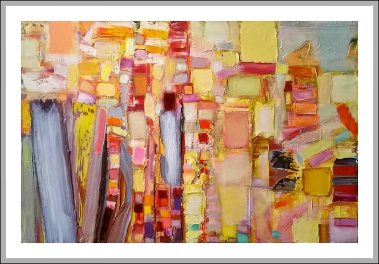 Original Cubism Abstract Painting by Ruslan Khais