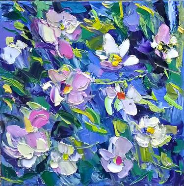 Original Expressionism Floral Paintings by Ruslan Khais