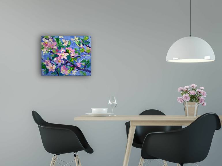 Original Impressionism Floral Painting by Ruslan Khais