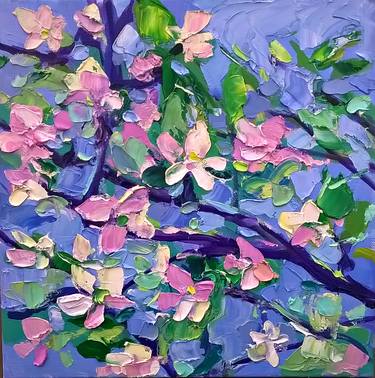 Original Impressionism Floral Paintings by Ruslan Khais