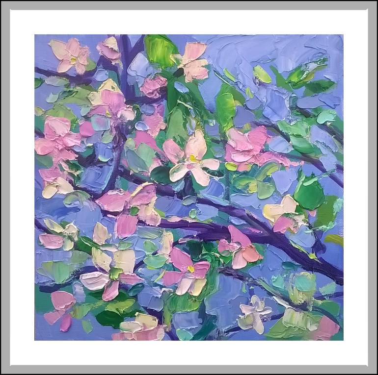 Original Floral Painting by Ruslan Khais