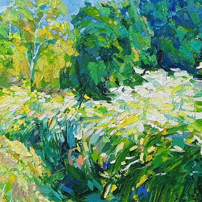 Original Impressionism Landscape Painting by Ruslan Khais