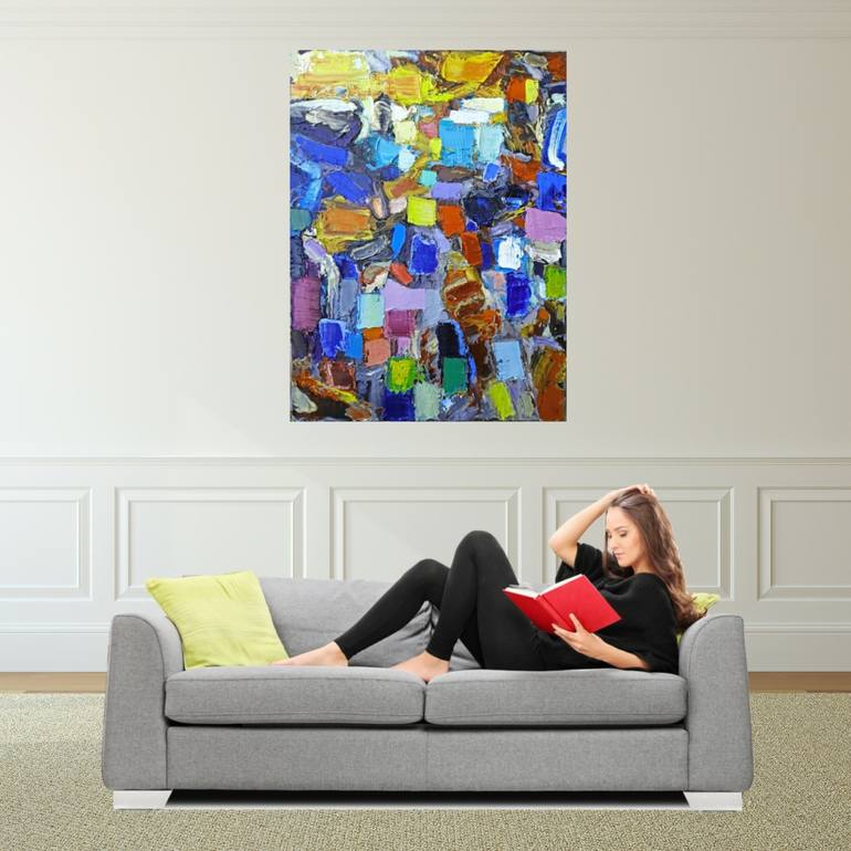 Original Abstract Painting by Ruslan Khais