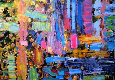 Original Abstract Expressionism Abstract Paintings by Ruslan Khais