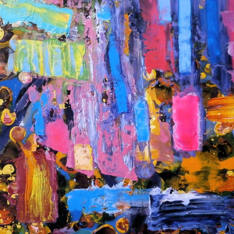 Original Abstract Expressionism Abstract Painting by Ruslan Khais