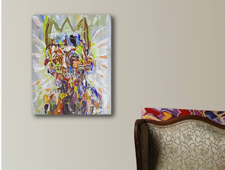 Original Expressionism Men Painting by Ruslan Khais