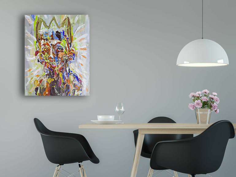 Original Expressionism Men Painting by Ruslan Khais