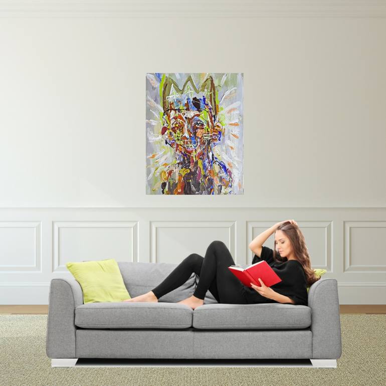 Original Expressionism Men Painting by Ruslan Khais