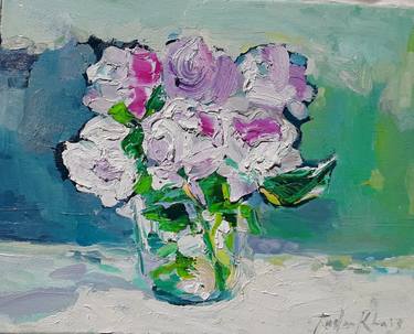 Original Expressionism Floral Paintings by Ruslan Khais