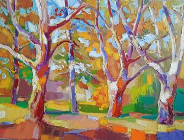 Original Impressionism Landscape Paintings by Ruslan Khais