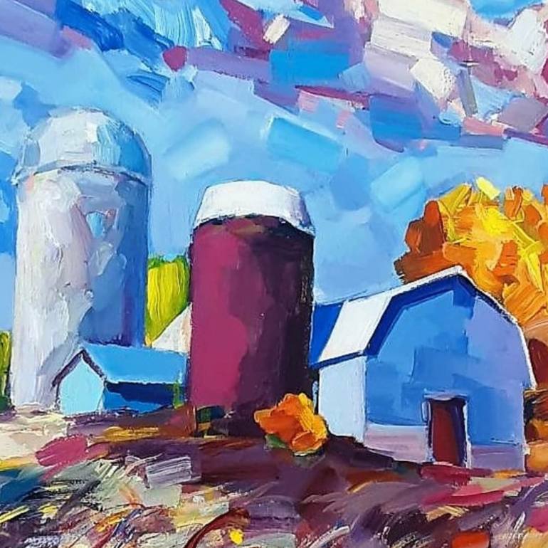 Original Landscape Painting by Ruslan Khais