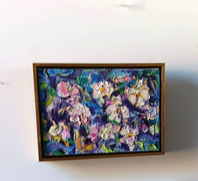 Original Abstract Expressionism Floral Painting by Ruslan Khais