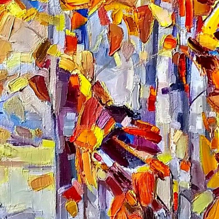 Original Abstract Landscape Painting by Ruslan Khais