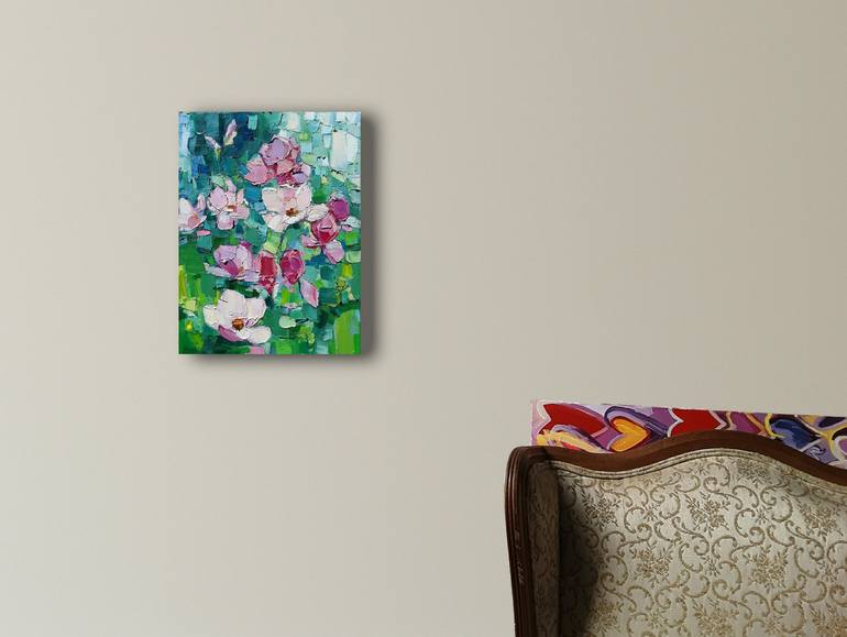 Original Floral Painting by Ruslan Khais