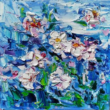 Original Abstract Expressionism Nature Paintings by Ruslan Khais