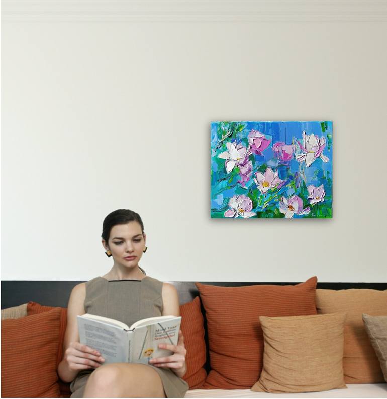 Original Floral Painting by Ruslan Khais