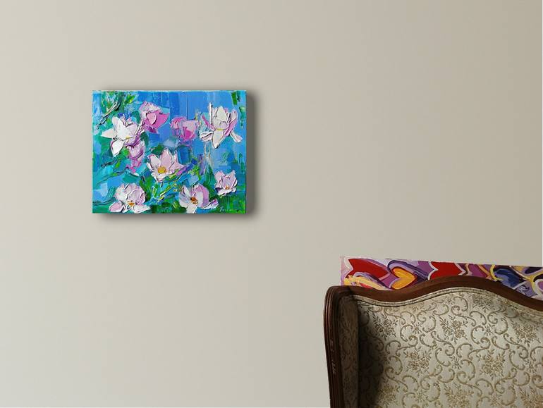 Original Floral Painting by Ruslan Khais