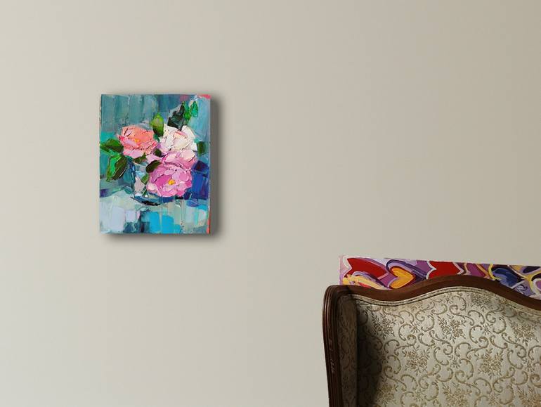 Original Floral Painting by Ruslan Khais