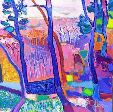 Print of Expressionism Landscape Paintings by Ruslan Khais