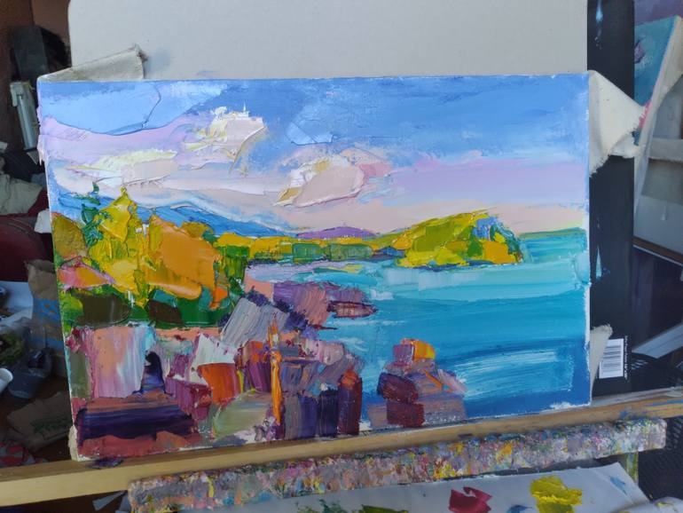 Original Impressionism Landscape Painting by Ruslan Khais