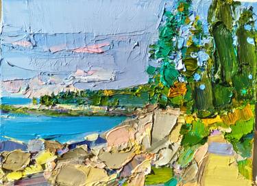 Original Expressionism Landscape Paintings by Ruslan Khais