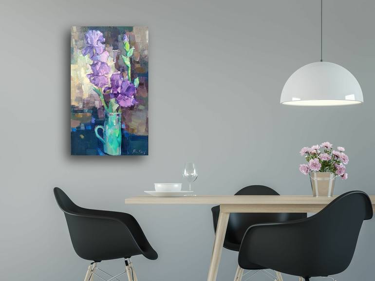 Original Contemporary Floral Painting by Ruslan Khais