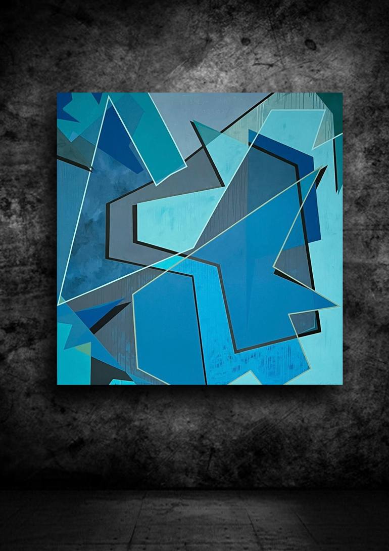 Original Abstract Painting by Marcio Costa