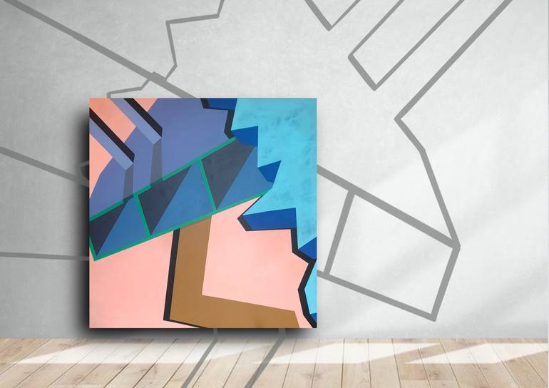 Original Geometric Painting by marcio costa