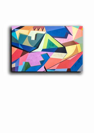 Original Abstract Geometric Paintings by marcio costa