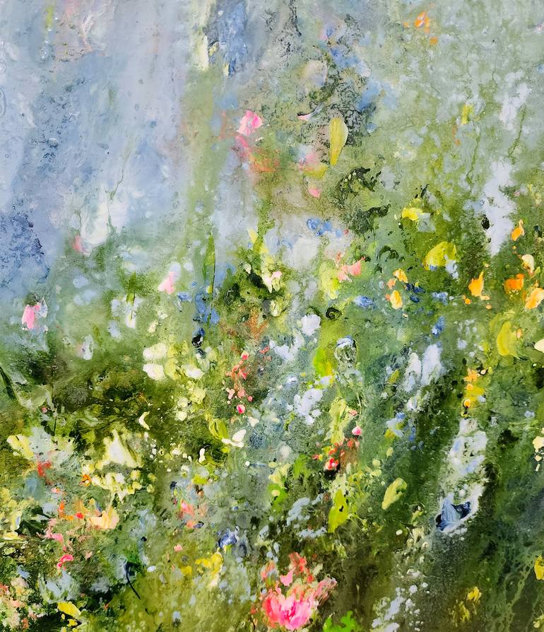 Original Abstract Nature Painting by Kez Robinson