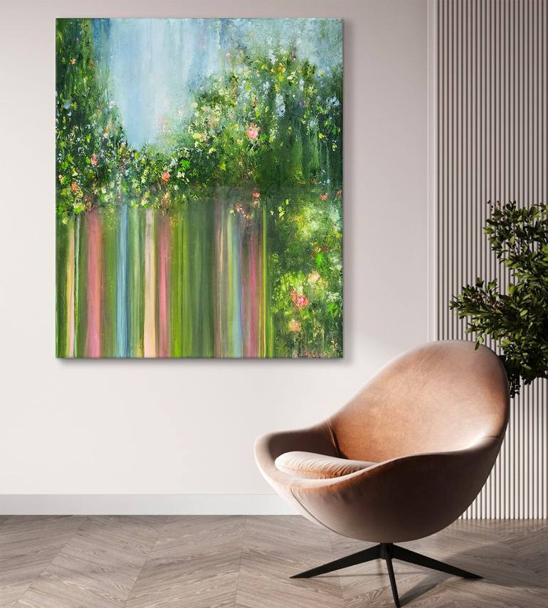 Original Abstract Nature Painting by Kez Robinson