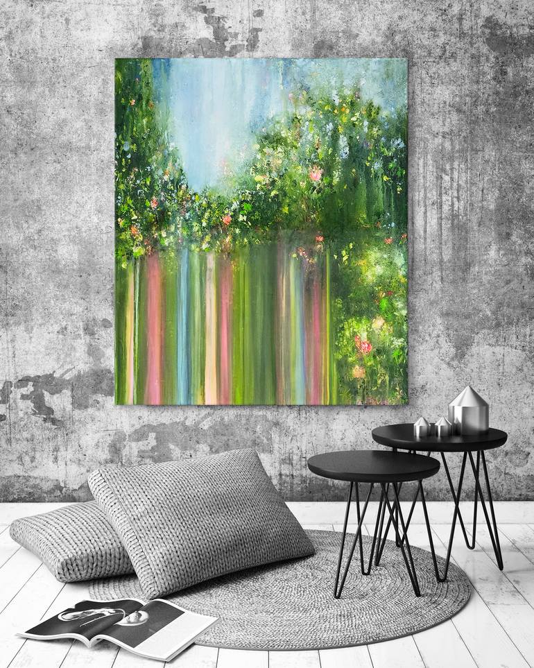 Original Abstract Nature Painting by Kez Robinson