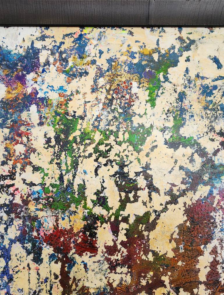 Original Abstract Expressionism Graffiti Painting by Kez Robinson