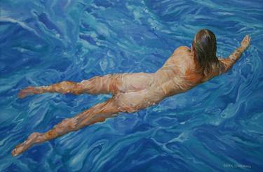Original Realism Nude Paintings by Peter Goodhall
