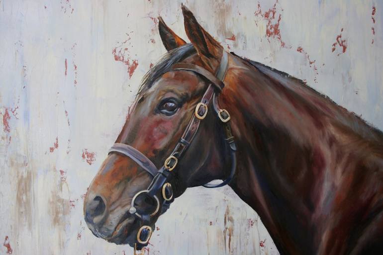 Original Horse Painting by Peter Goodhall