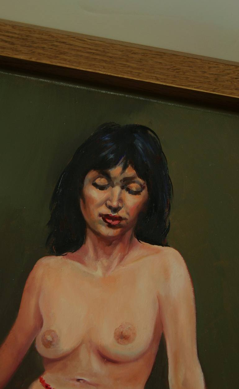 Original Erotic Painting by Peter Goodhall