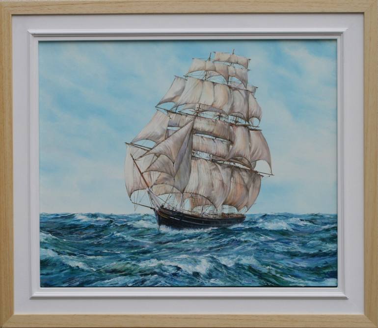 Original Realism Boat Painting by Peter Goodhall