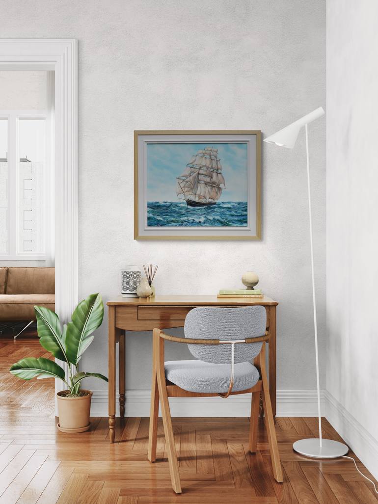 Original Realism Boat Painting by Peter Goodhall
