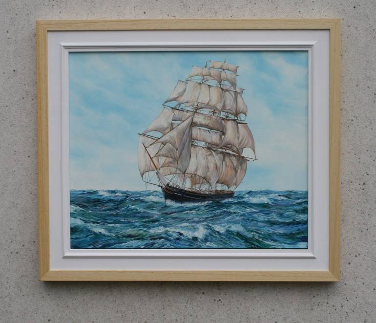 Original Realism Boat Painting by Peter Goodhall