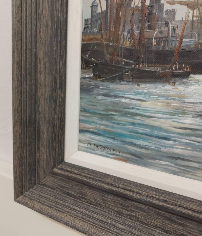 Original Figurative Boat Painting by Peter Goodhall