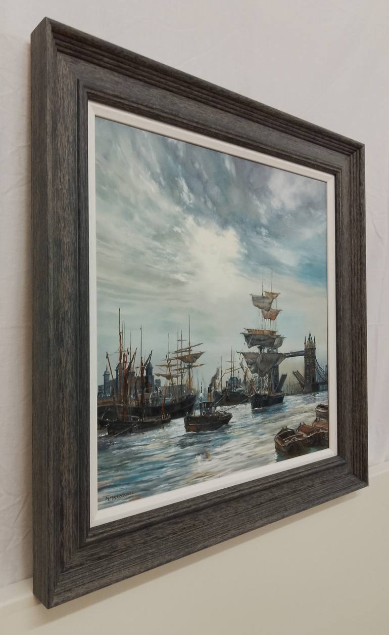 Original Figurative Boat Painting by Peter Goodhall