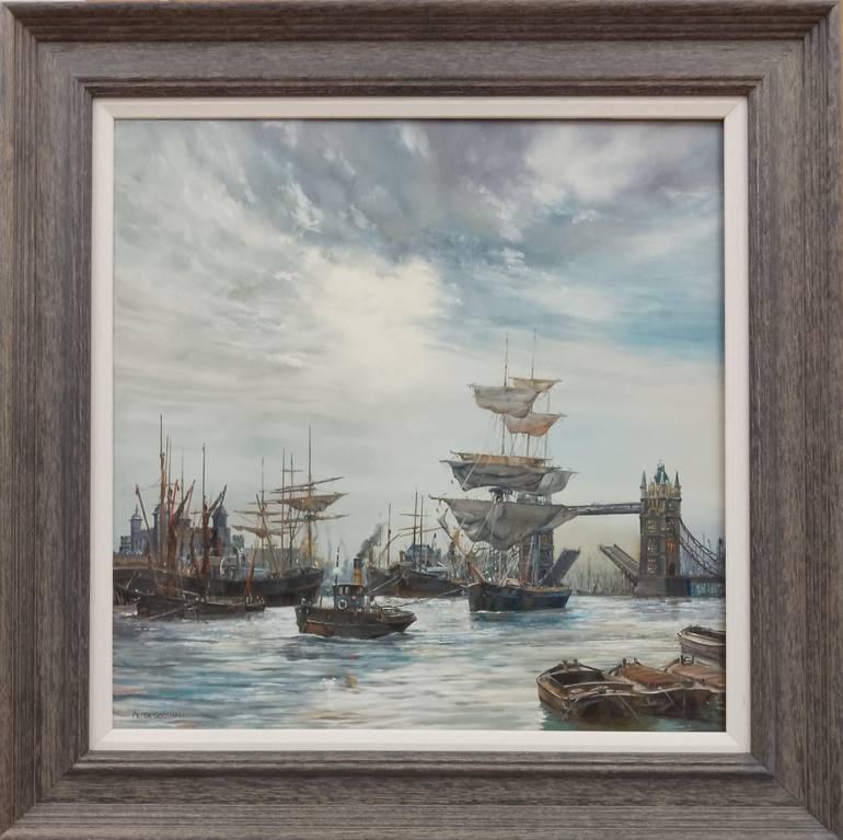 Original Figurative Boat Painting by Peter Goodhall