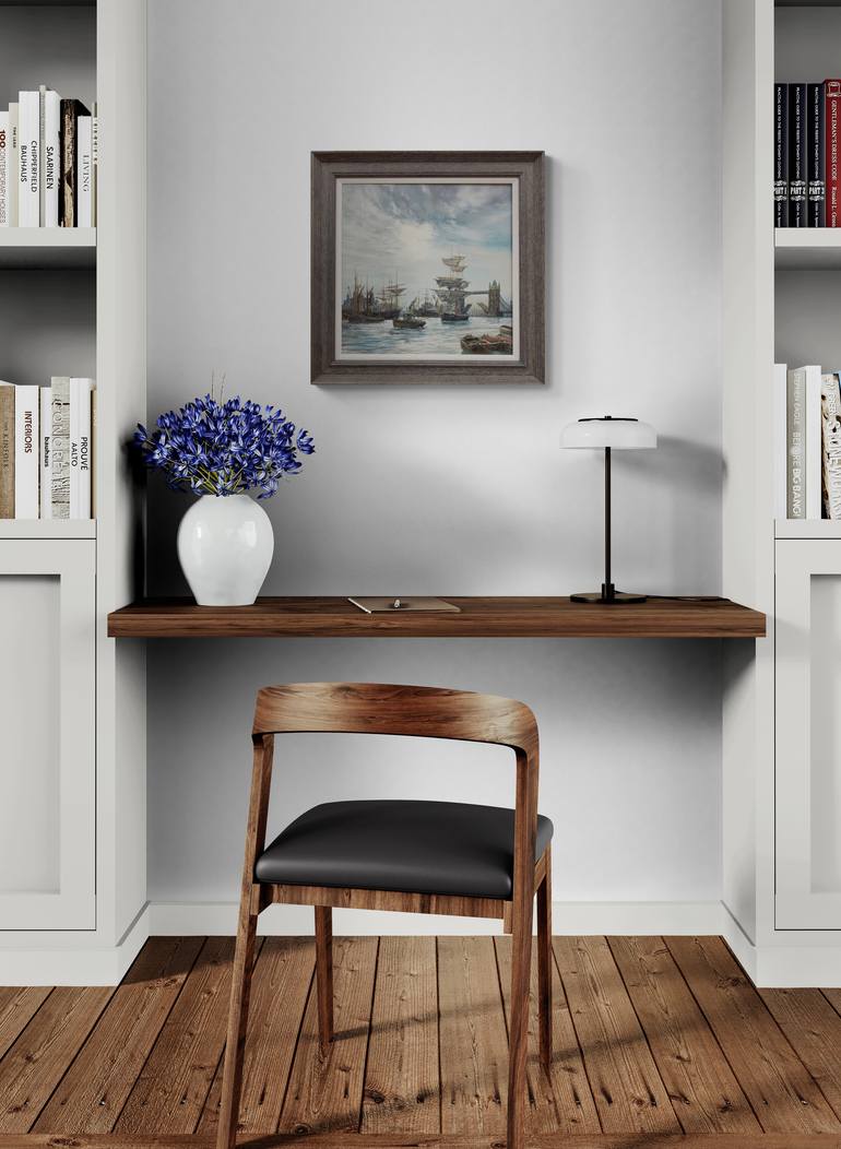 Original Figurative Boat Painting by Peter Goodhall