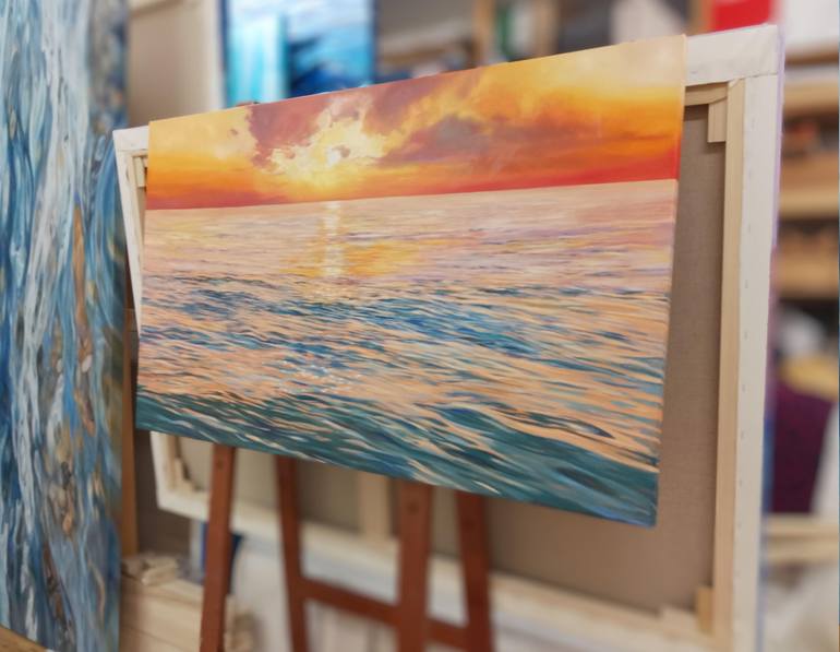 Original Contemporary Seascape Painting by Peter Goodhall
