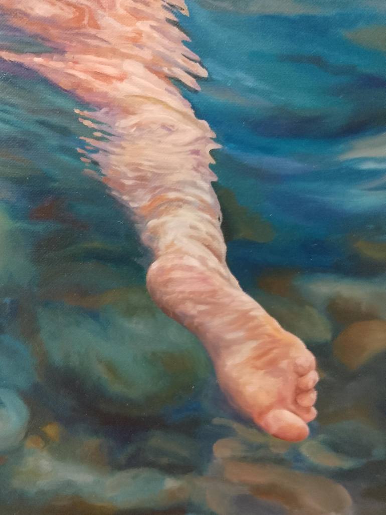 Original Contemporary Nude Painting by Peter Goodhall
