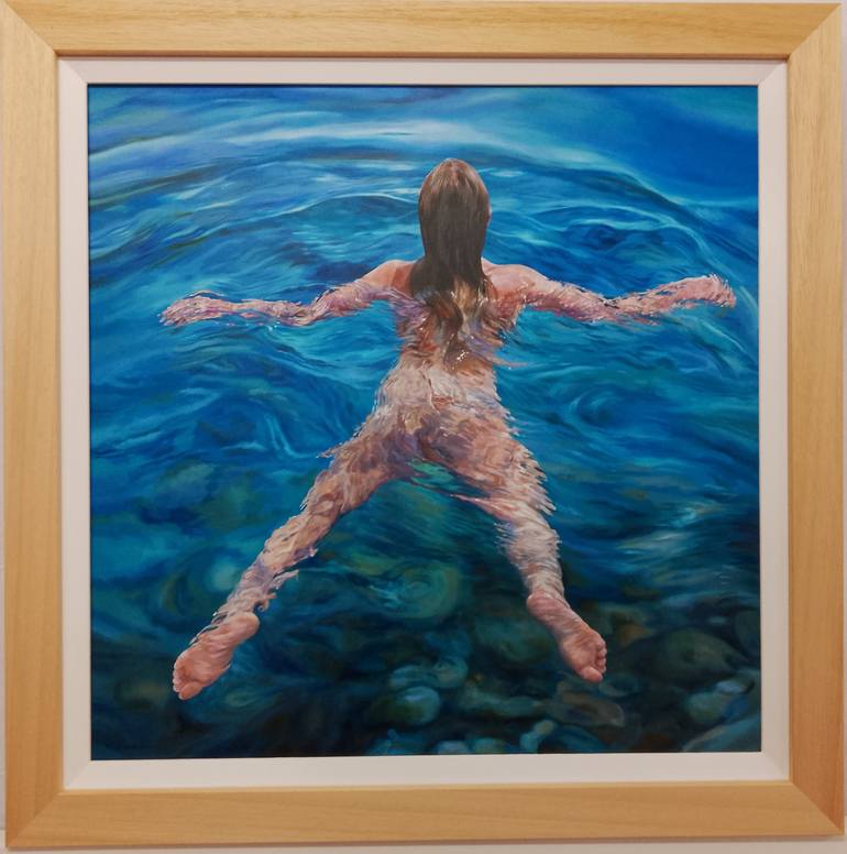 Original Contemporary Nude Painting by Peter Goodhall
