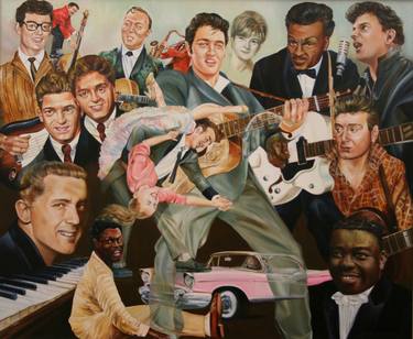 Original Pop Culture/Celebrity Paintings by Peter Goodhall