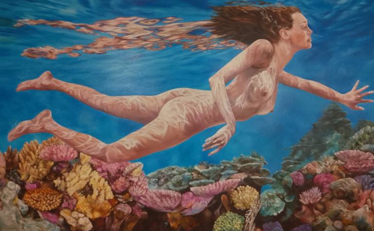 Original Figurative Nude Paintings by Peter Goodhall